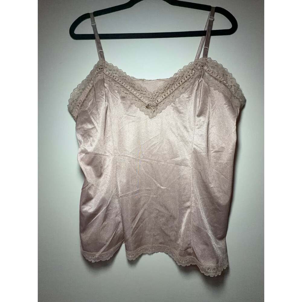 Women’s Satin Tank Top Sleeveless Blouse